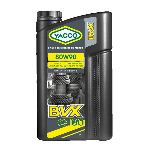 Huile de Boîte Yacco BVX C 100 80W90