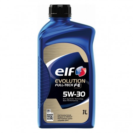  ELF Evolution Full-Tech FE Huile moteur synthétique 5W-30,  1x5L+1x1L = 6 Litres