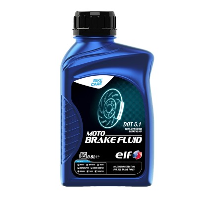 Liquide de Frein Elf Moto Brake Fluid DOT 5.1