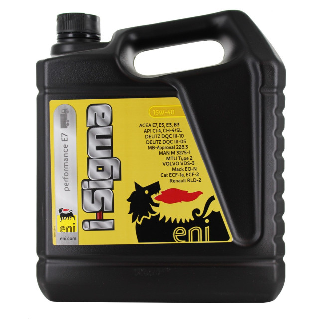 Huile moteur essence et diesel 10W40 E7