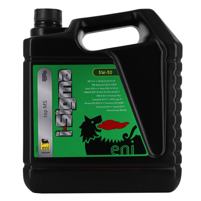 Huile Moteur Eni I-Sigma Top MS 5W30 Huile Moteur Eni I-Sigma Top MS 5W30