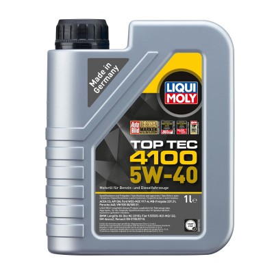 Huile moteur liqui moly top tec 4100 5w40 : Lubuniversal, Huiles moteur  véhicule de tourisme / utilitaire léger Liqui moly