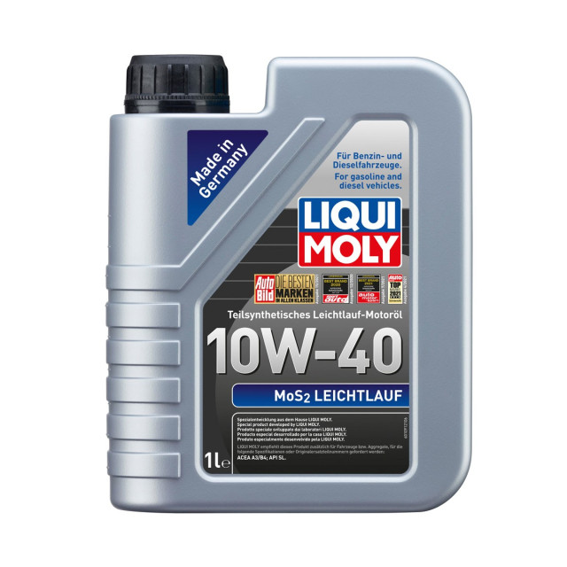 Huile moteur liqui moly mos2 anti-usure leichtlauf 10w40 : Lubuniversal,  Huiles moteur véhicule de tourisme / utilitaire léger Liqui moly