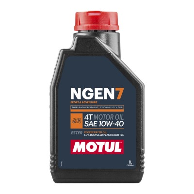 Huile moteur 1 litre aplus 10w40 demi synthèse scooter - moto 4 temps