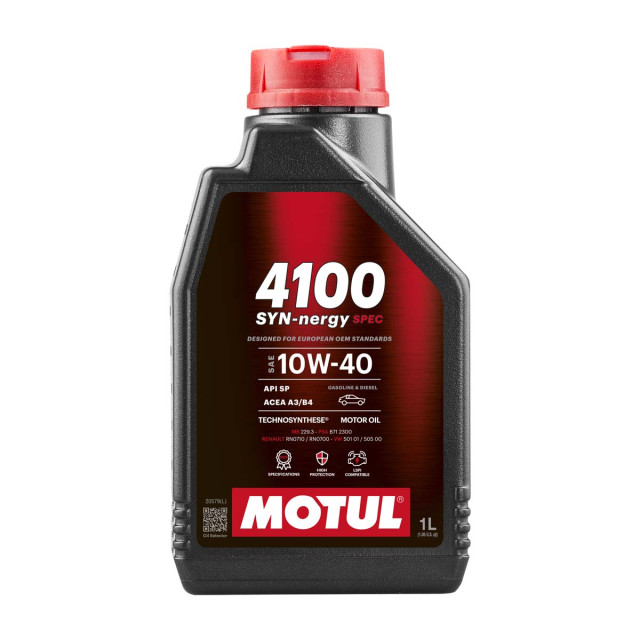 Huile Moteur Motul 4100 Syn-Nergy SPEC 10W40 