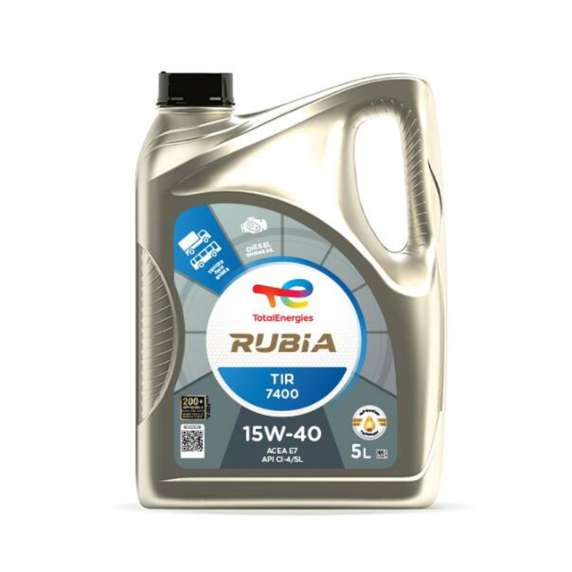 Huile Moteur Total Rubia Tir 7400 15W40