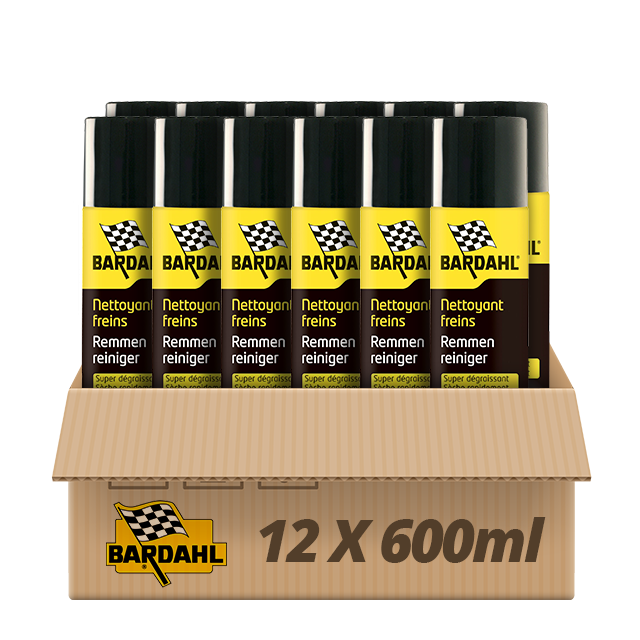 Pack Bardahl Nettoyant Freins - Super degraissant - 6 x 600ml