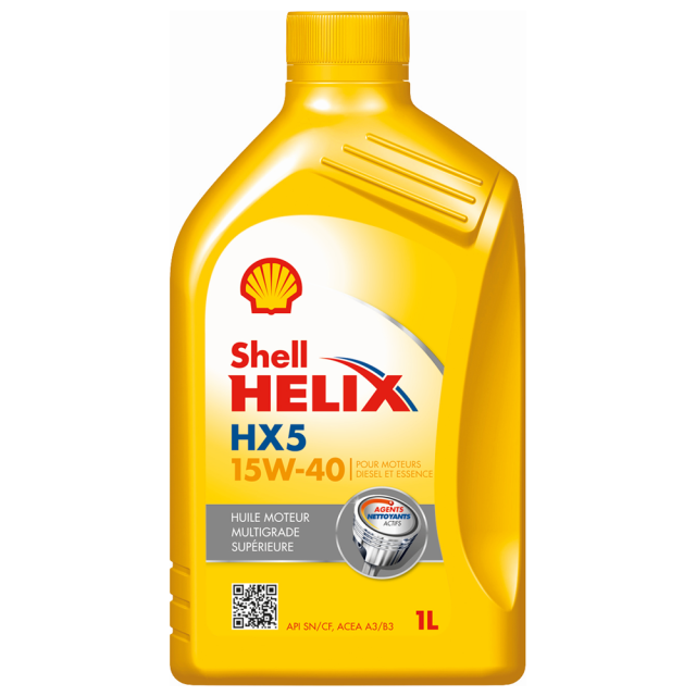 Huile Moteur SHELL Helix HX5 15W40