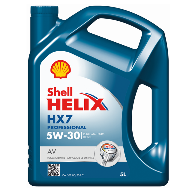 Huile Moteur Shell Helix HX7 Professional AV 5W30