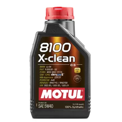 Huile Moteur Motul 8100 X-CLEAN C3 5W40